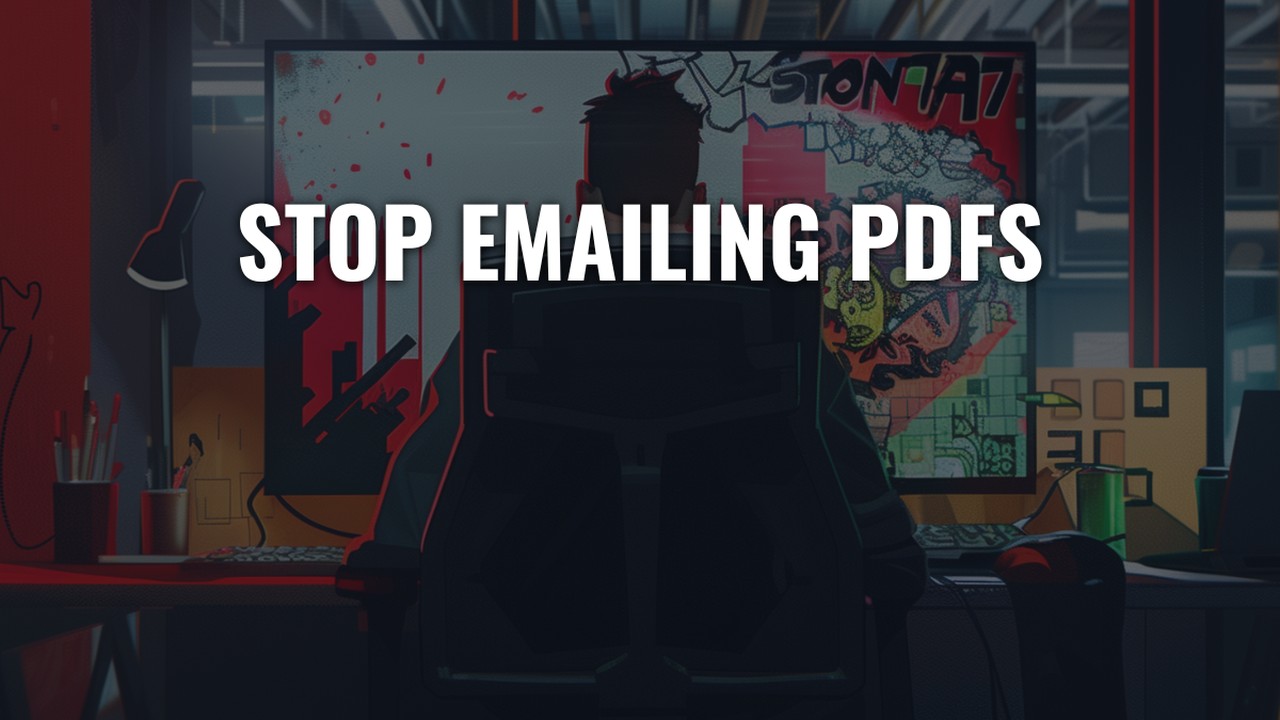 Stop Emailing PDFs Why Static Files Are Costing You Money - Brains Bots and Business